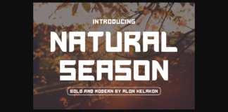 Natural Season Font Poster 1
