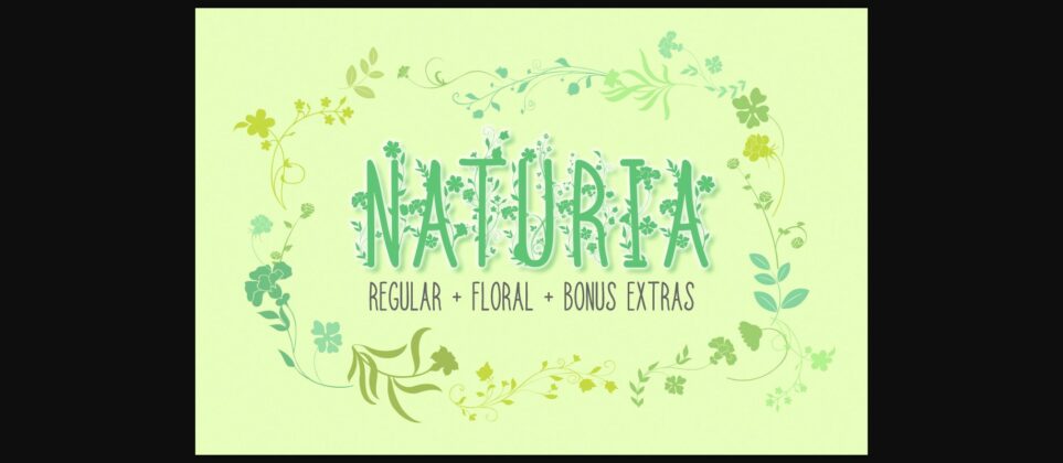 Naturia Font Poster 1