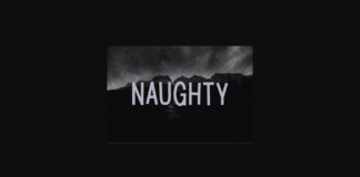 Naughty Font Poster 1