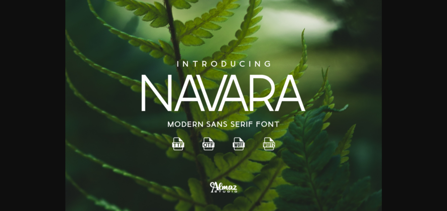 Navara Font Poster 3