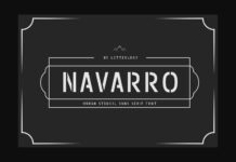 Navarro Font Poster 1