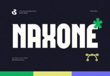 Naxone Font Poster 1