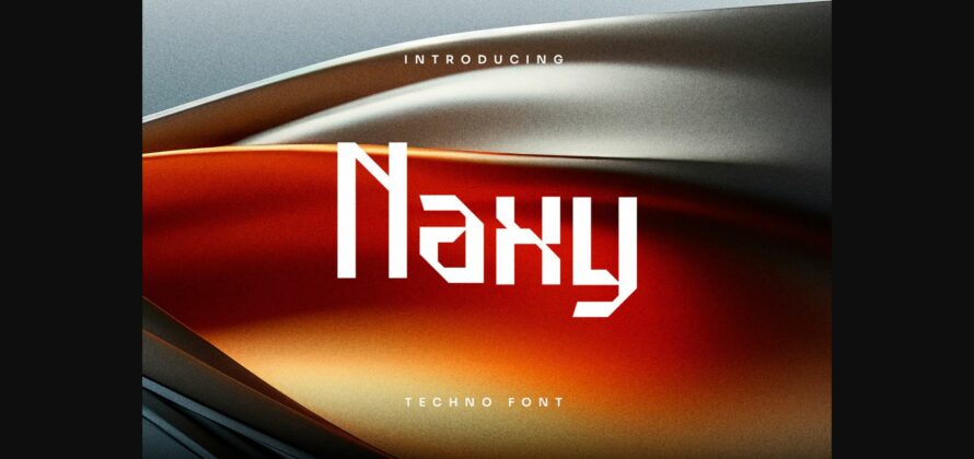 Naxy Font Poster 3