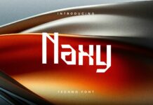 Naxy Font Poster 1