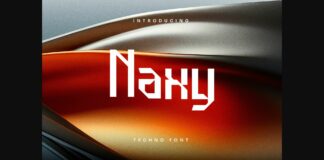 Naxy Font Poster 1