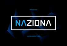 Naziona Font Poster 1