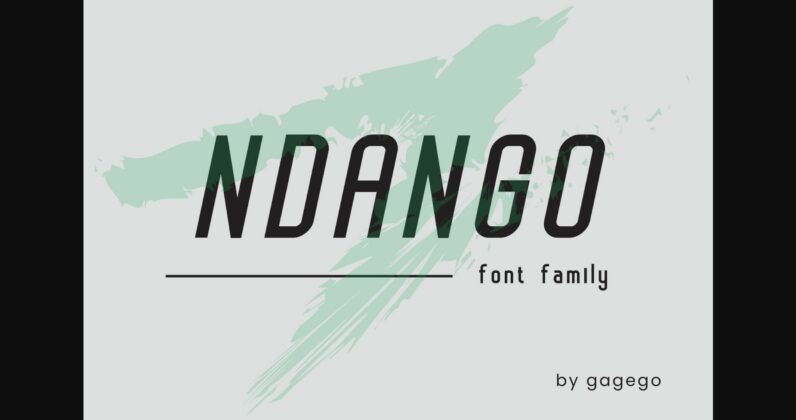 Ndango Font Poster 3
