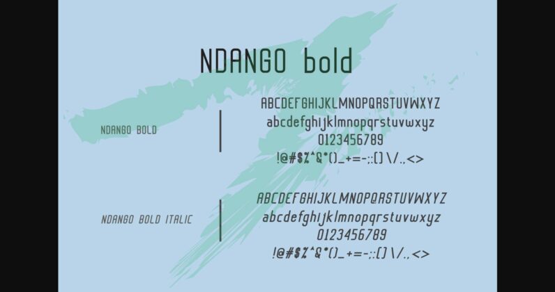 Ndango Font Poster 4