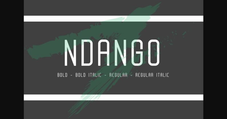 Ndango Font Poster 6