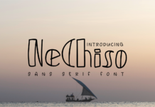Nechiso Font Poster 1