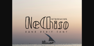 Nechiso Font Poster 1
