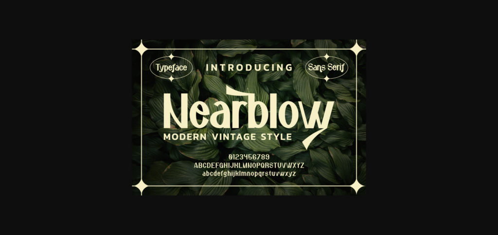 Nearblow Font Poster 1