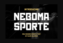 Neboma Sporte Font Poster 1