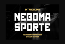 Neboma Sporte Font Neboma Sporte Font Poster 1