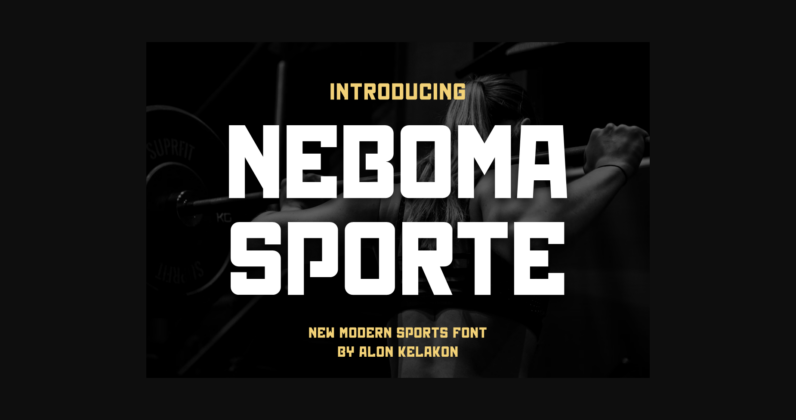 Neboma Sporte Font Poster 1