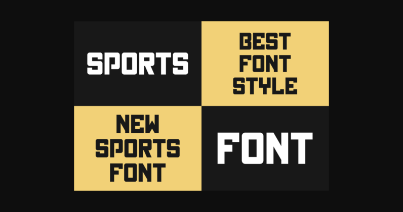 Neboma Sporte Font Poster 5