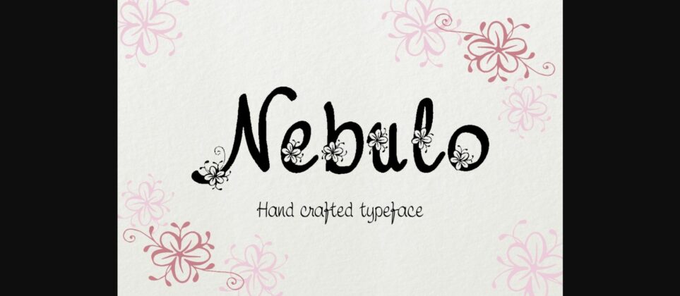 Nebulo Font Poster 5