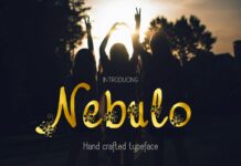 Nebulo Font Poster 1