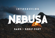 Nebusa Font Poster 1