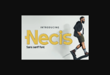 Necis Font Poster 1