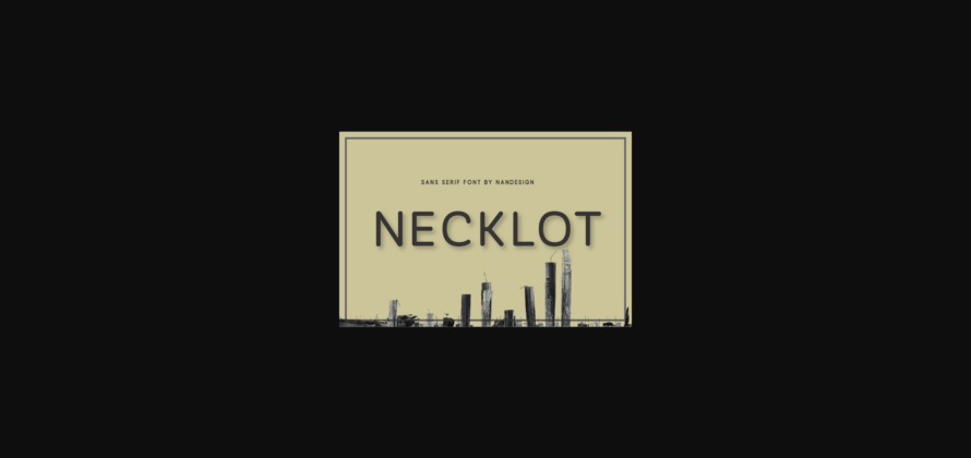Necklot Font Poster 3