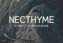 Necthyme Font Poster 1
