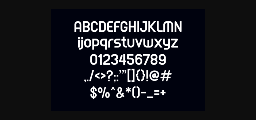 Nedora Font Poster 5