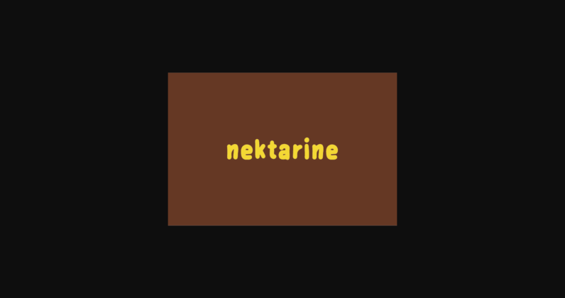 Nektarine Font Poster 1