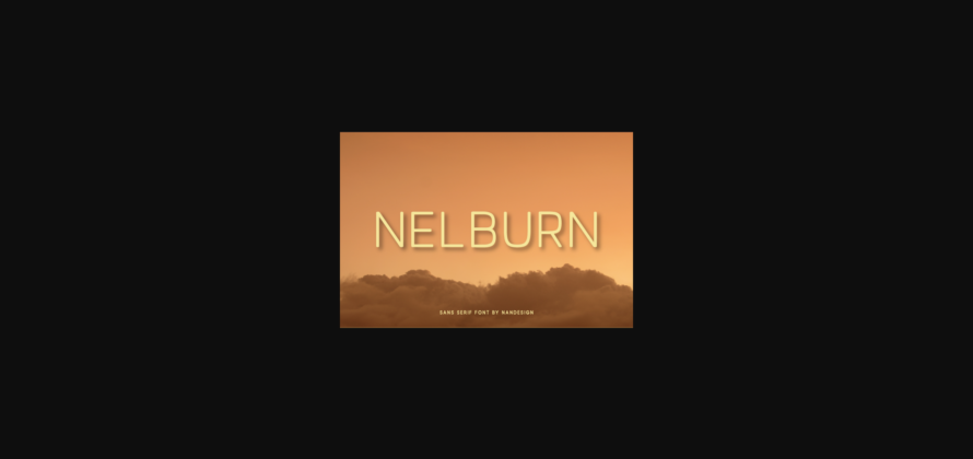 Nelburn Font Poster 3