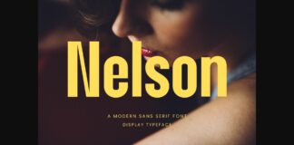 Nelson Font Poster 1