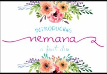 Nemana Font Poster 1