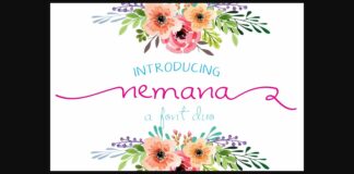Nemana Font Poster 1