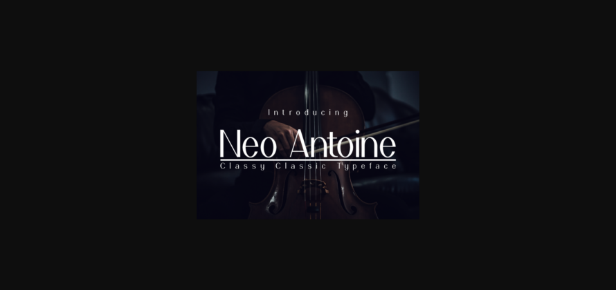 Neo Antoine Font Poster 3