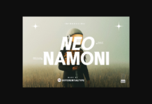 Neo Namoni Font Poster 1