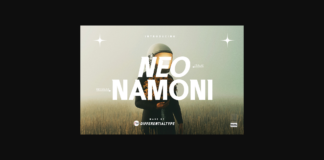 Neo Namoni Font Poster 1