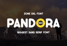 Neo Pandora Font Poster 1