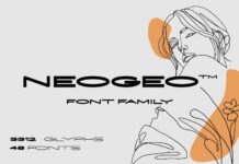 Neogeo Font Poster 1