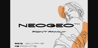 Neogeo Font Poster 1