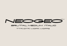 Neogeo Font Poster 1