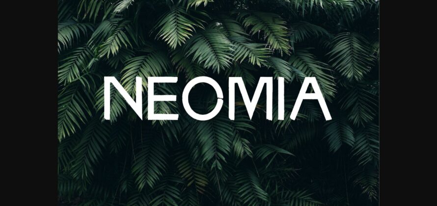 Neomia Font Poster 3