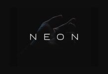 Neon Font Poster 1