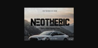 Neotheric Font Poster 1