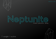 Neptunite Font Poster 1
