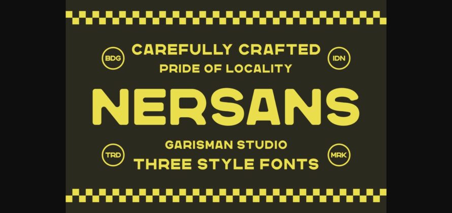 Nersans Font Poster 3