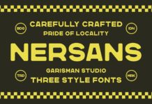 Nersans Font Poster 1