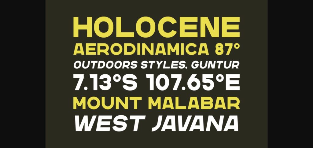 Nersans Font Poster 5