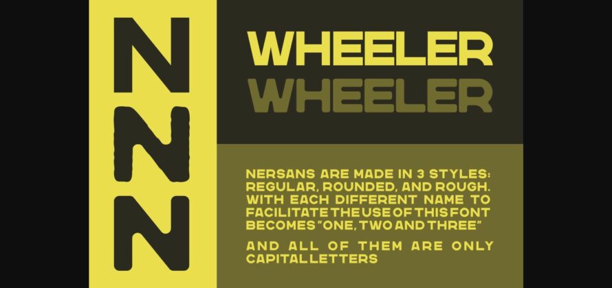 Nersans Font Poster 7