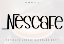 Nescafe Font Poster 1