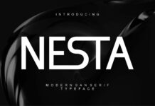 Nesta Font Poster 1