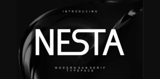 Nesta Font Poster 1